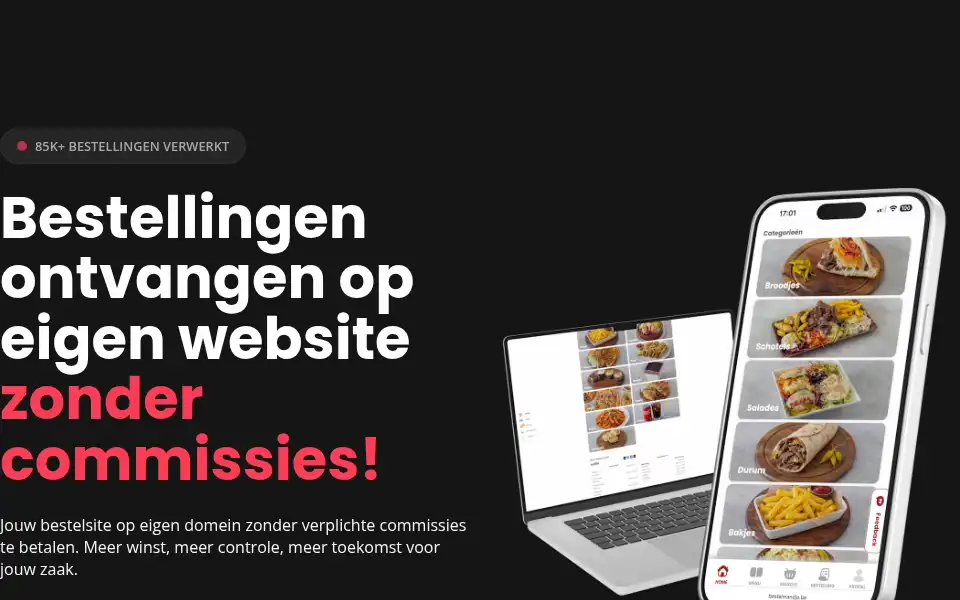 Screenshot of bestelmandje.be