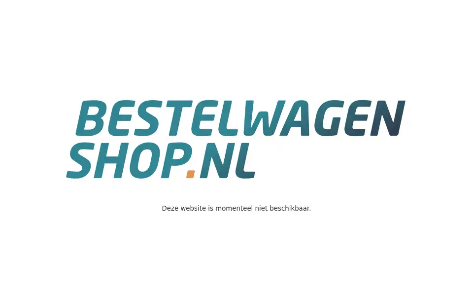 Screenshot of bestelwagenshop.nl