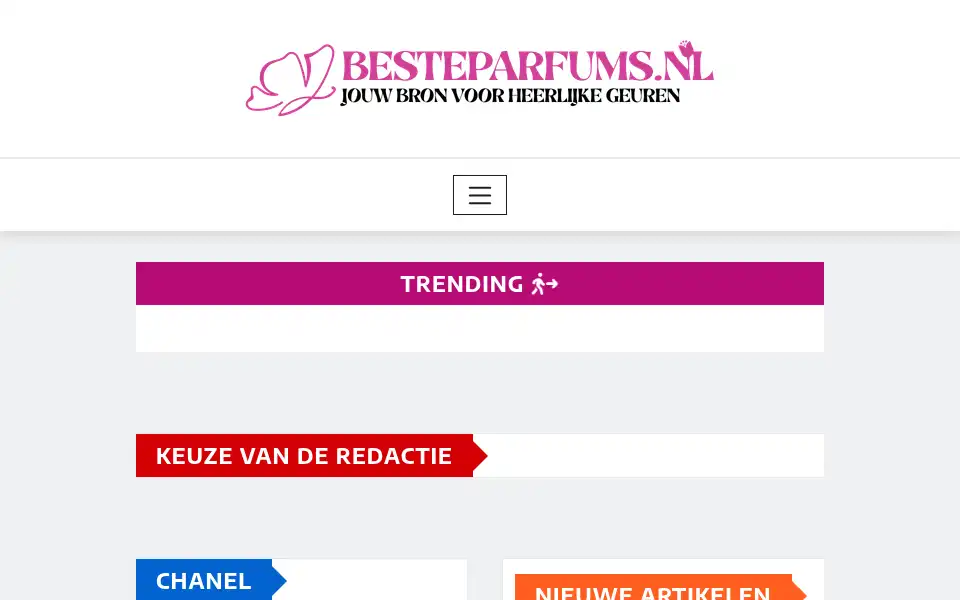 Screenshot of besteparfums.nl