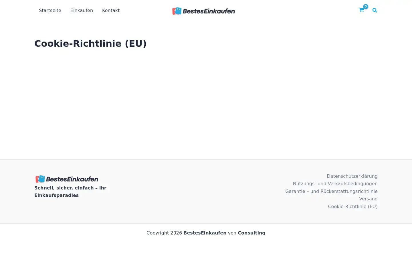Screenshot of besteseinkaufen.de