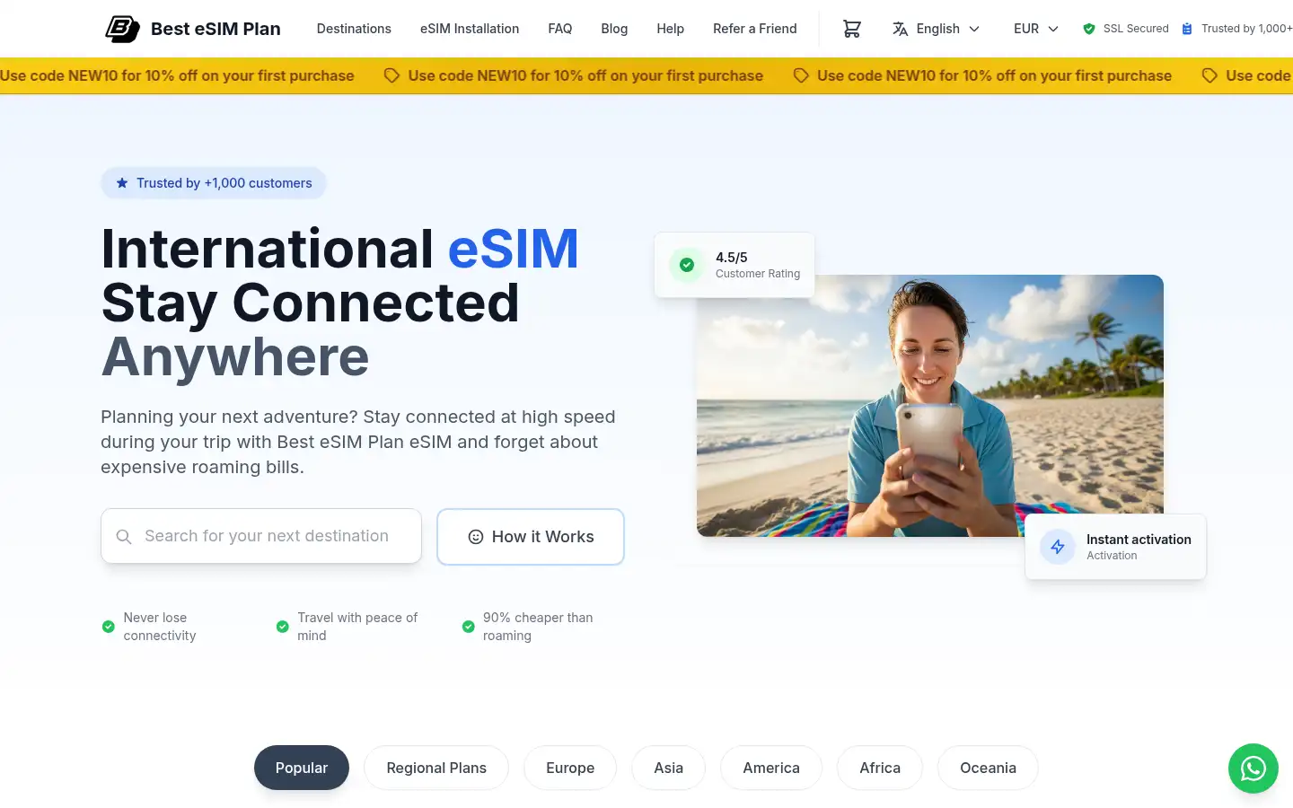 Screenshot of bestesimplan.com