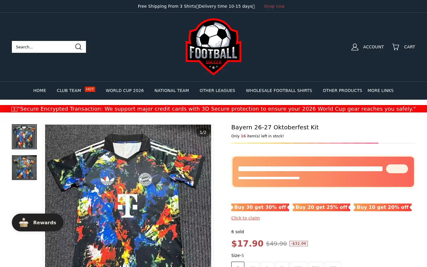 Screenshot of bestfootballofficial.net