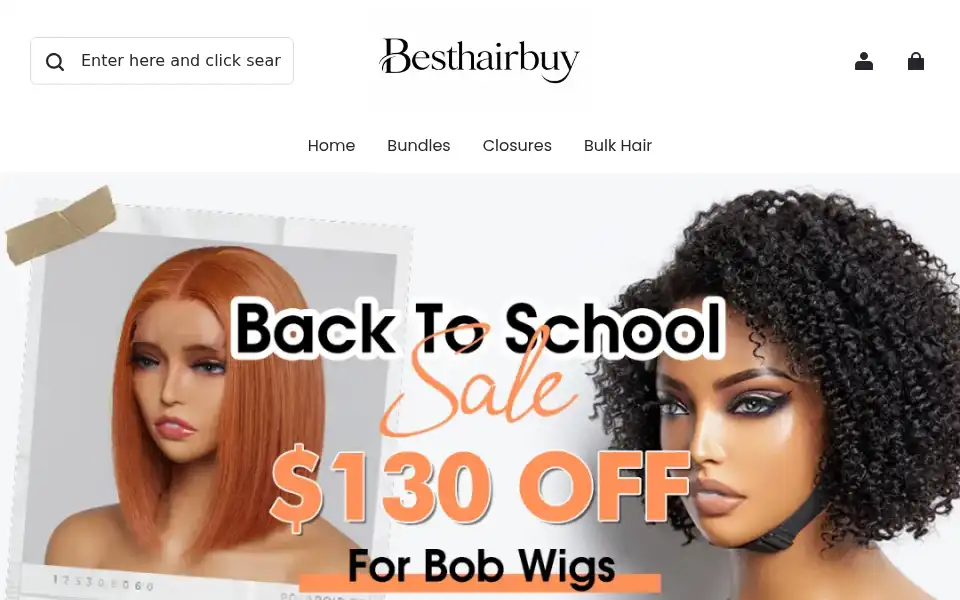 Screenshot of besthairbuy.com