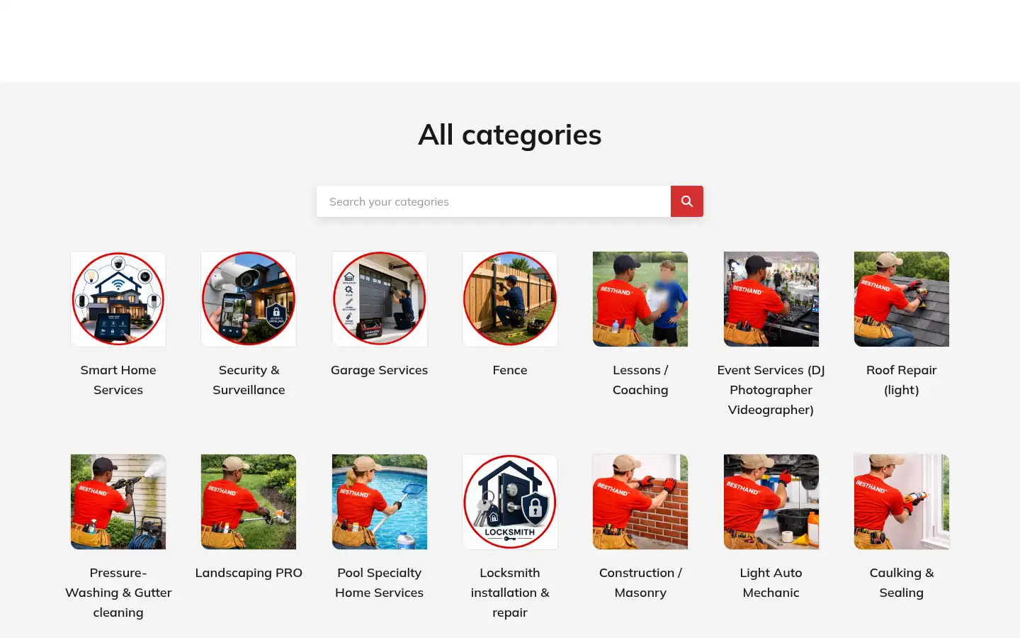 Screenshot of besthandapp.com