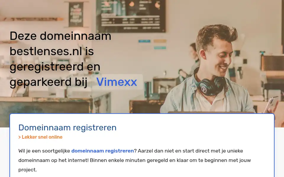 Screenshot of bestlenses.nl