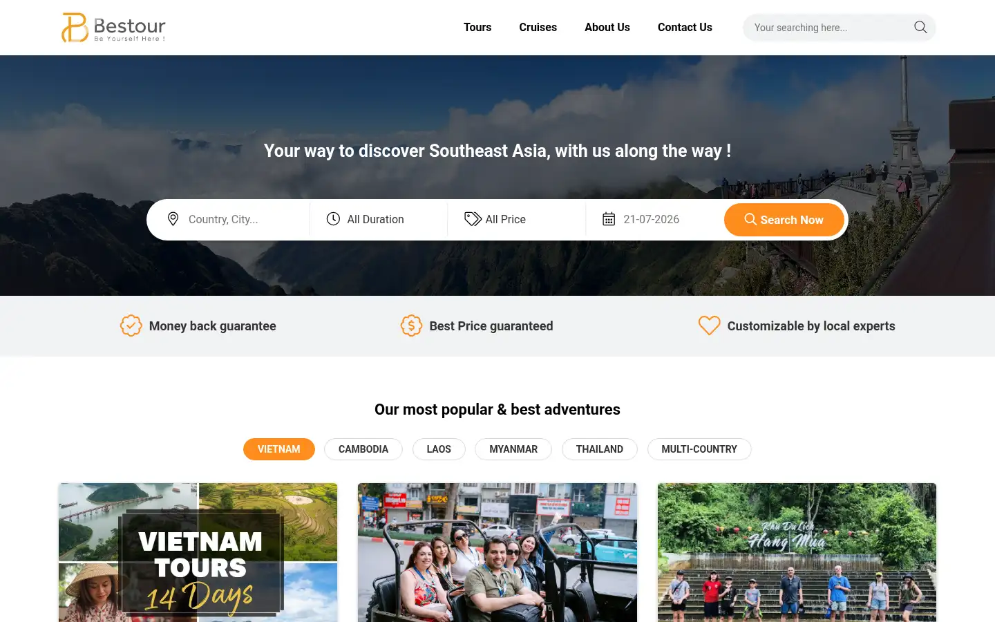 Screenshot of bestour.net
