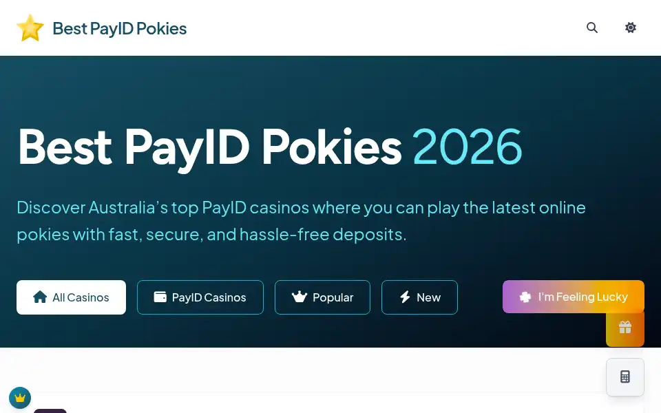 Screenshot of bestpayidpokies.net
