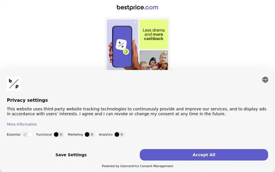 Screenshot of bestprice.com