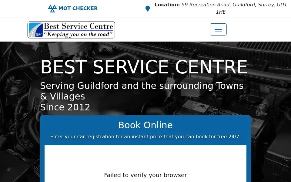 Screenshot of bestservicecentre.co.uk