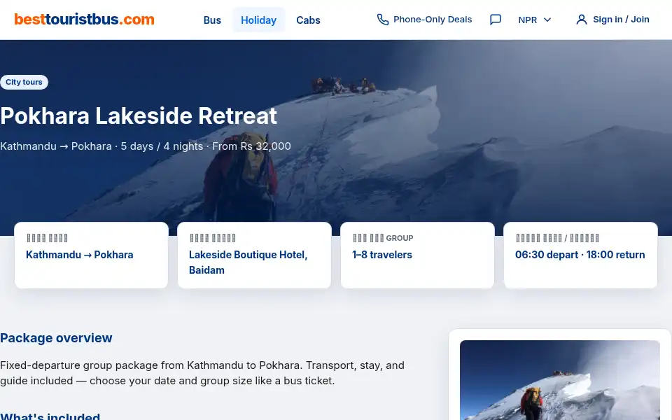 Screenshot of besttouristbus.com