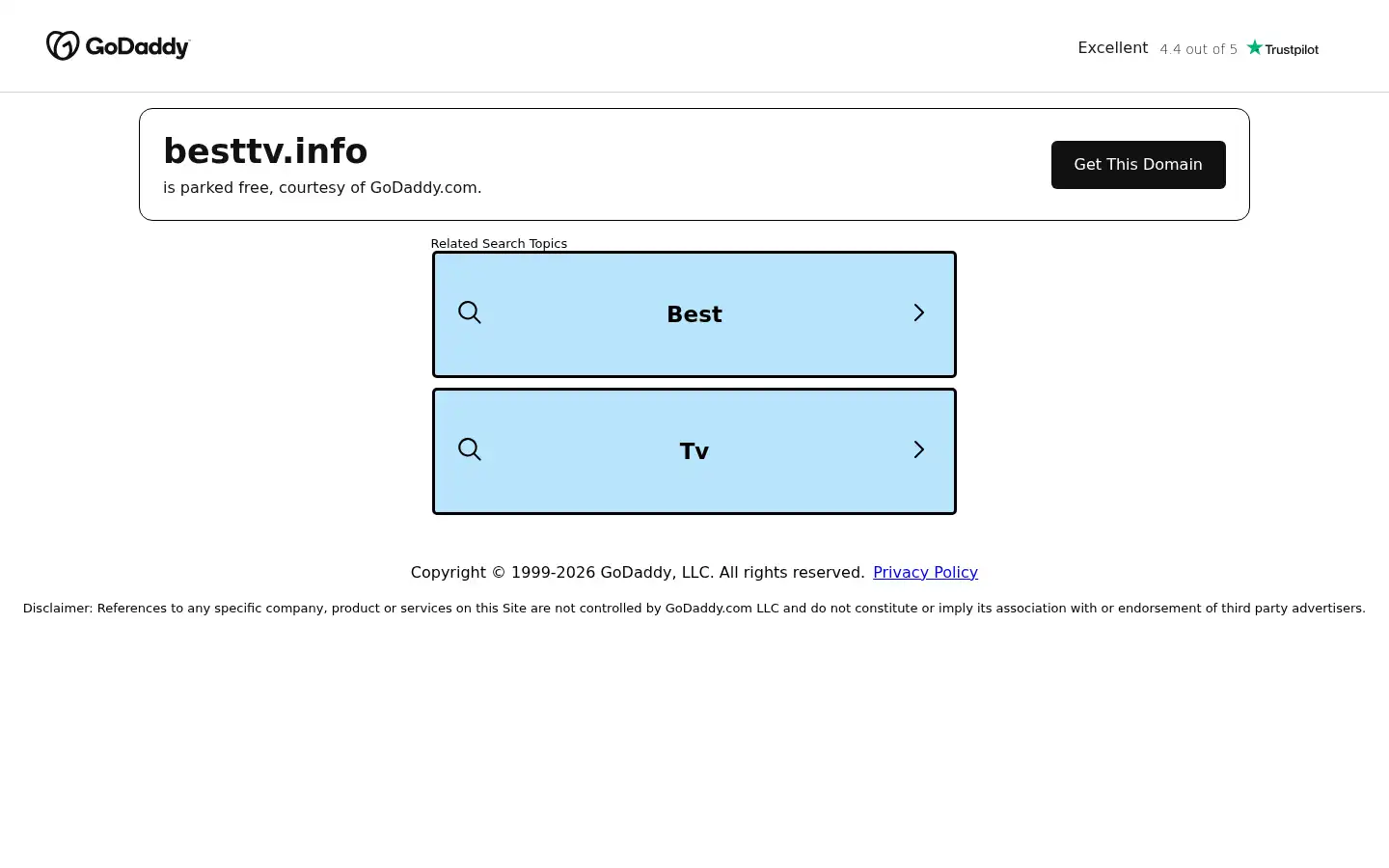 Screenshot of besttv.info