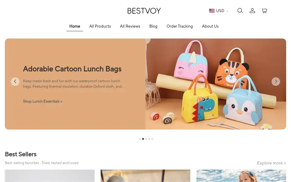 Screenshot of bestvoy.com