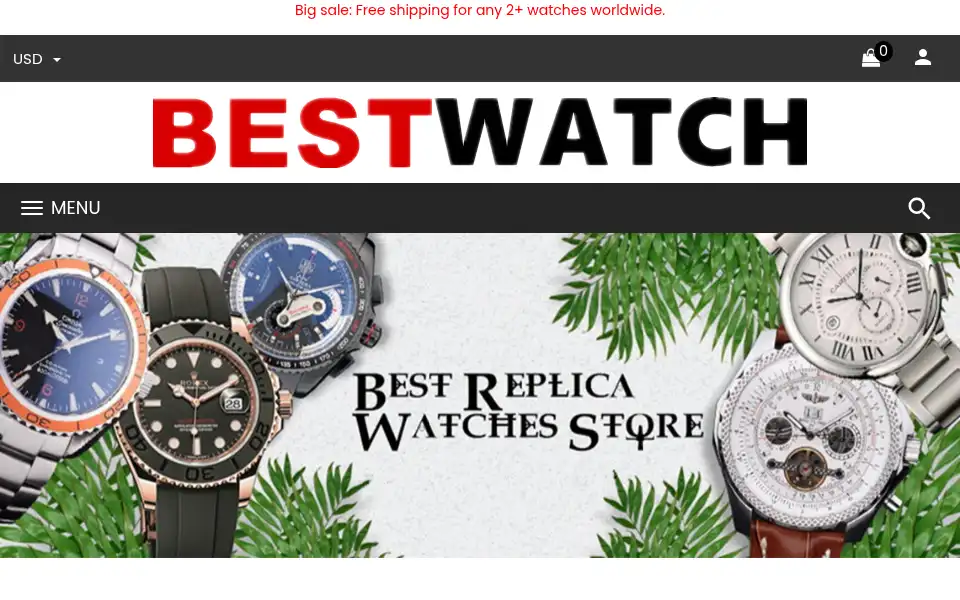 Screenshot of bestwatches.co
