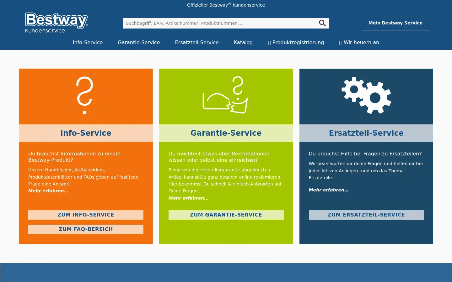 Screenshot of bestwayservice.de
