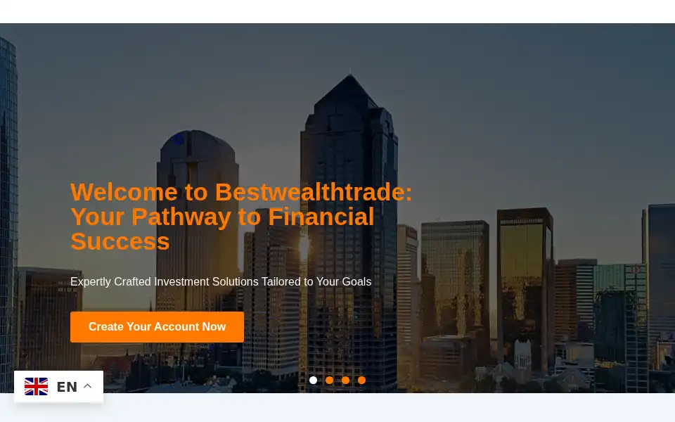 Screenshot of bestwealthtrade.com