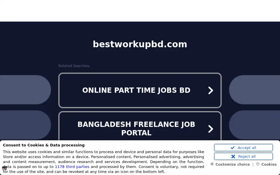 Screenshot of bestworkupbd.com