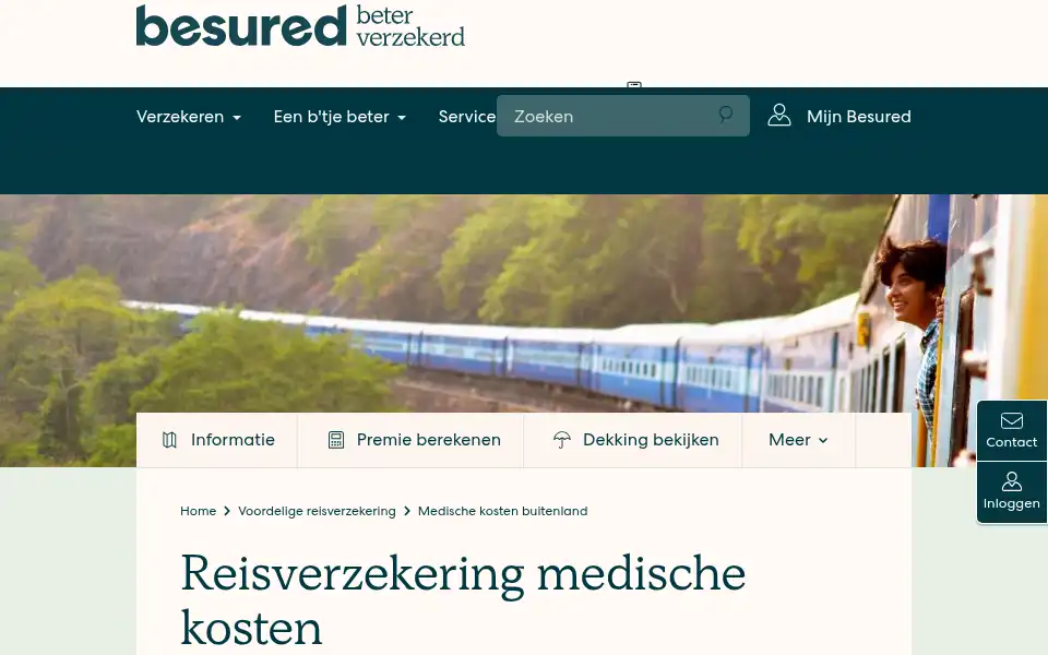 Screenshot of besured.nl