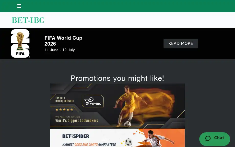 Screenshot of bet-ibc.com