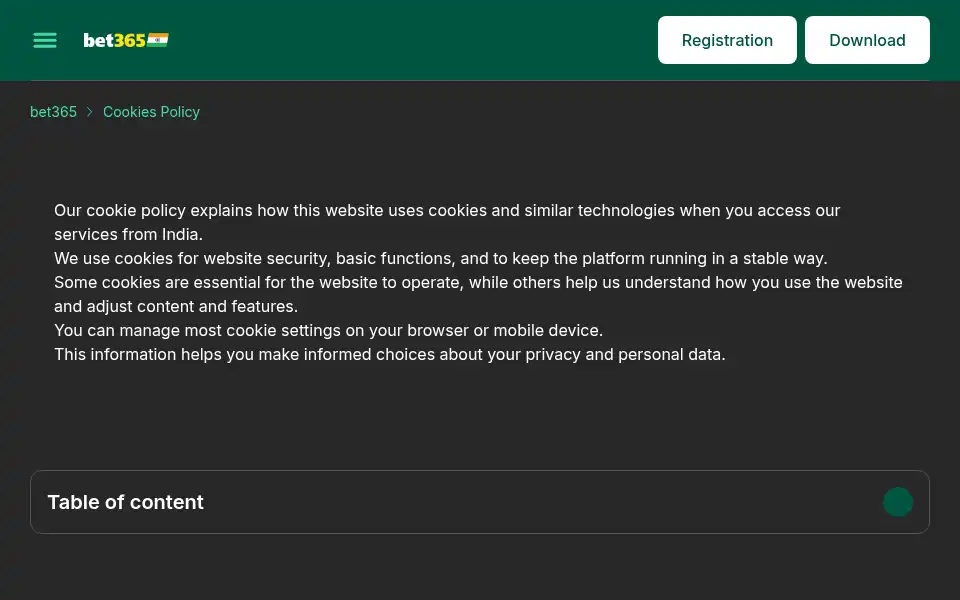 Screenshot of bet365-regiter.com