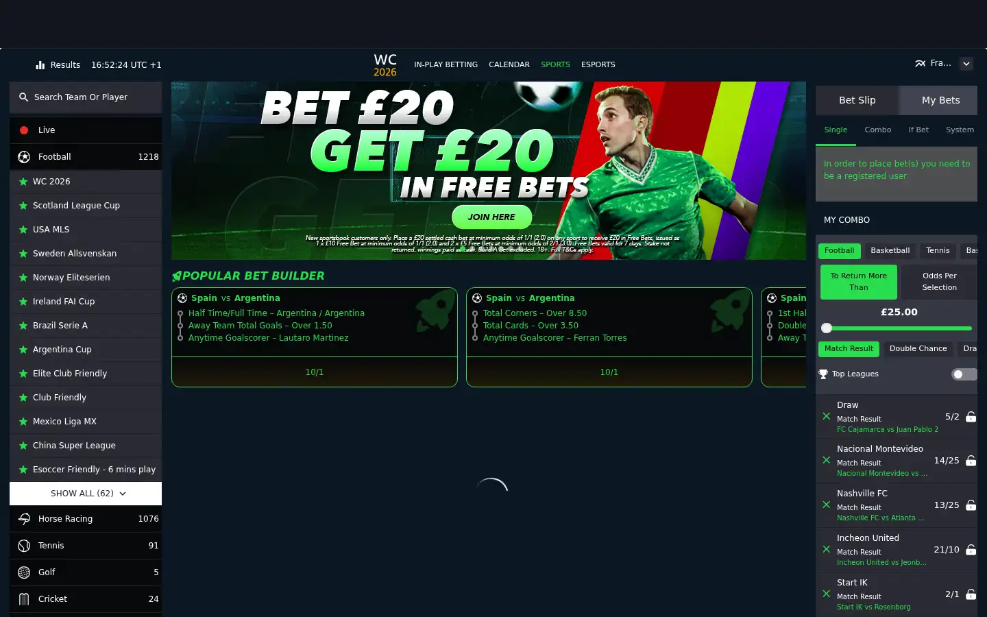 Screenshot of bet442.co.uk