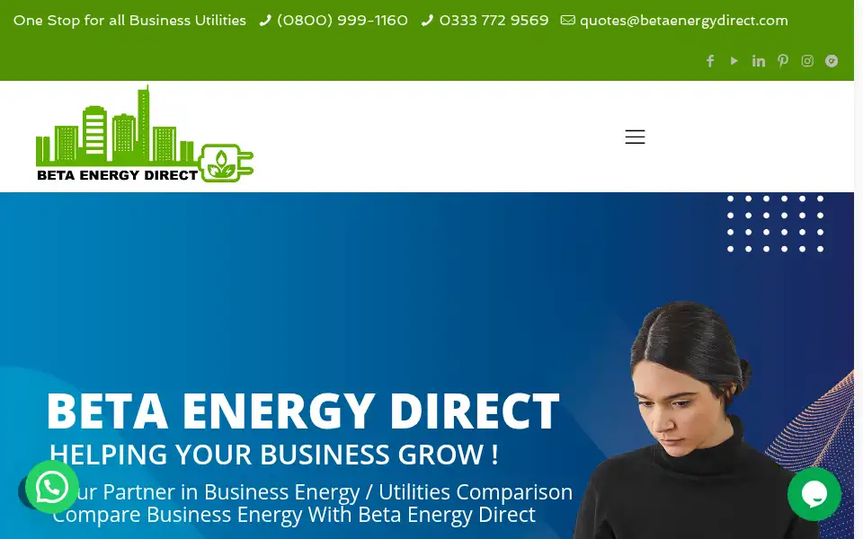 Screenshot of betaenergydirect.com