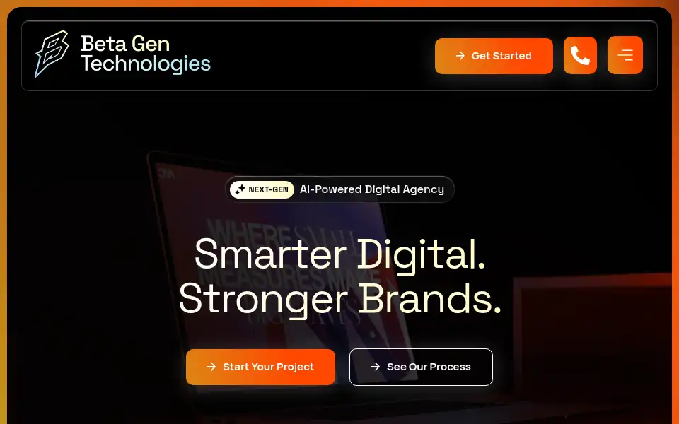Screenshot of betagentechnologies.com