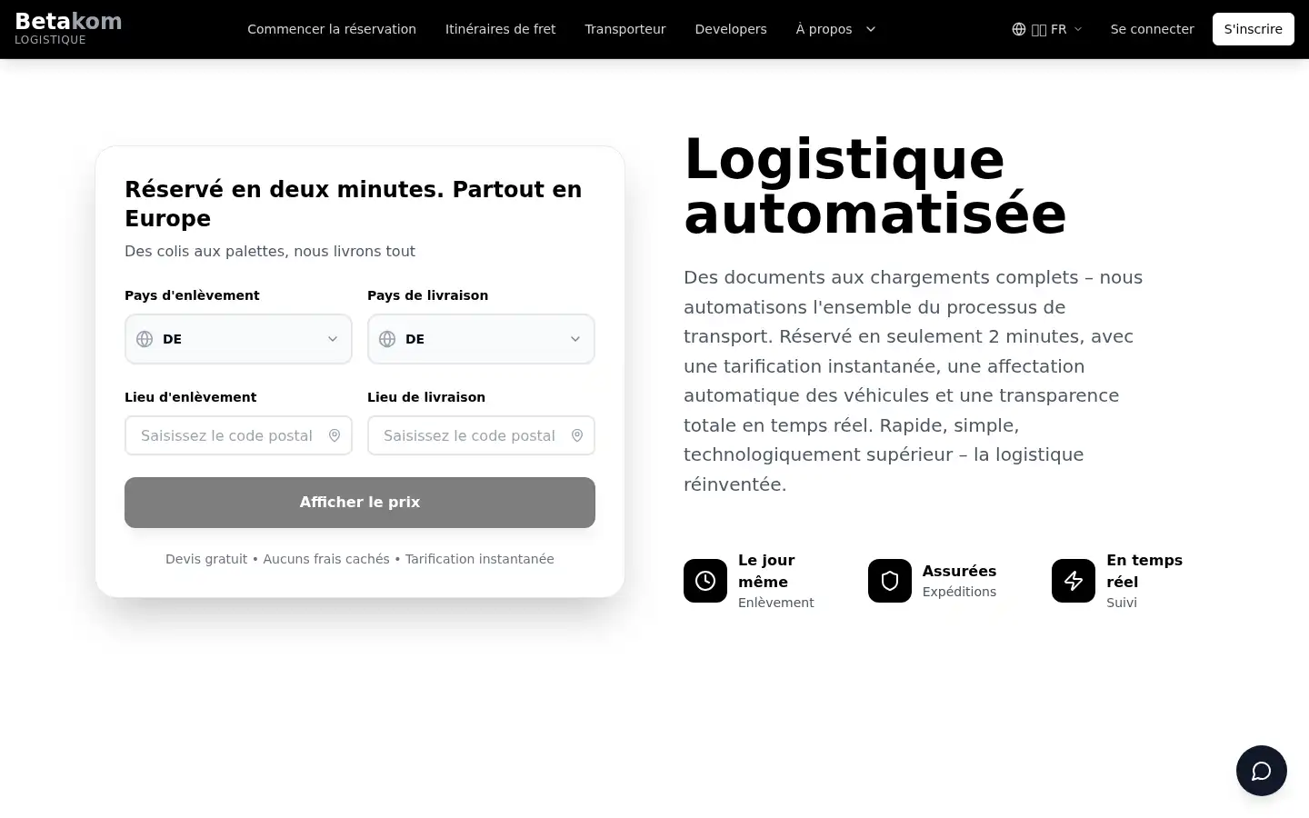 Screenshot of betakom.de