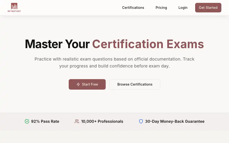 Screenshot of betastudy.app