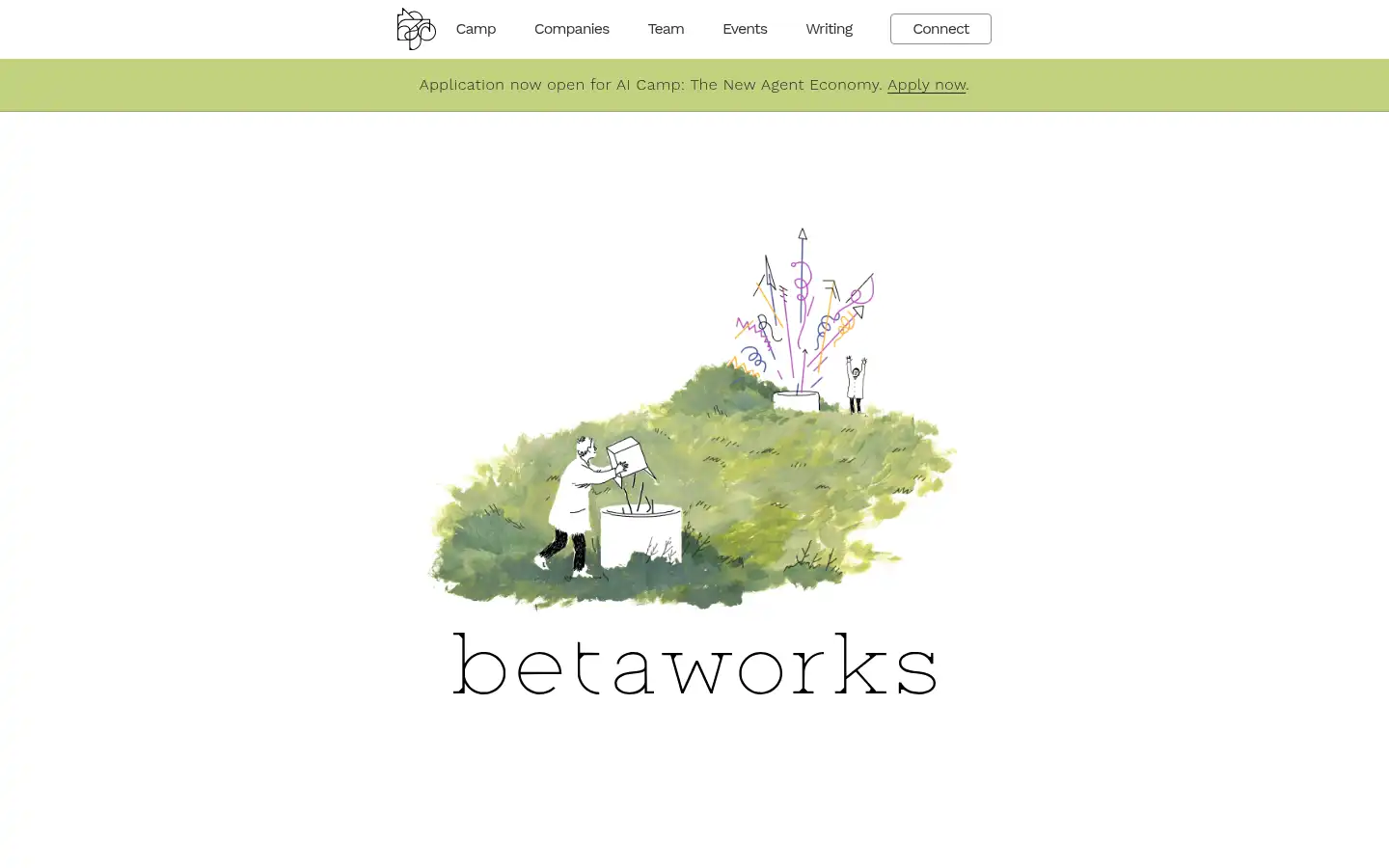 Screenshot of betaworks.com