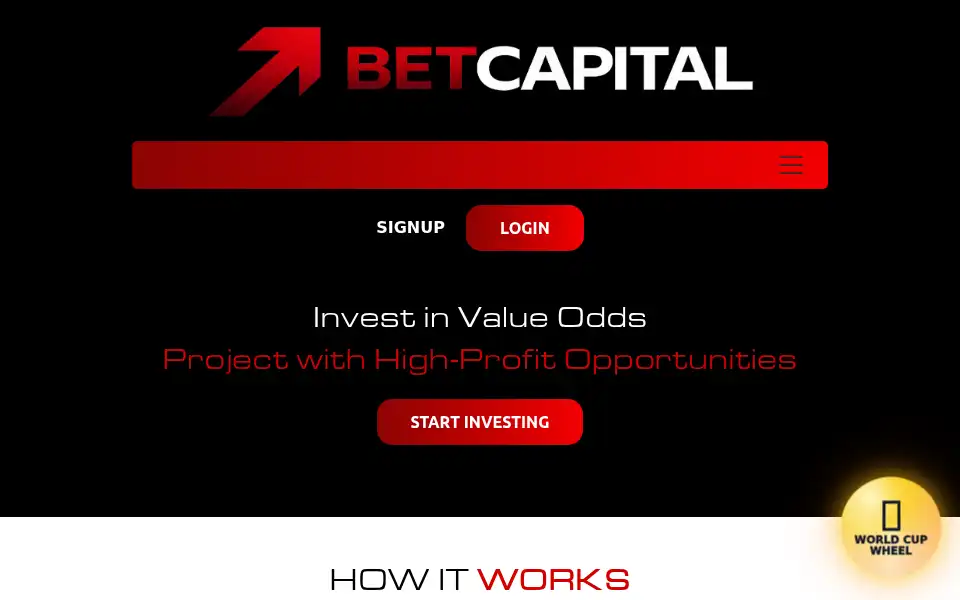 Screenshot of betcapital.co.uk