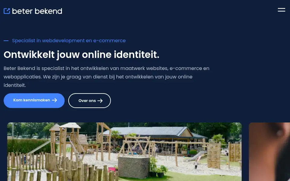 Screenshot of beterbekend.nl