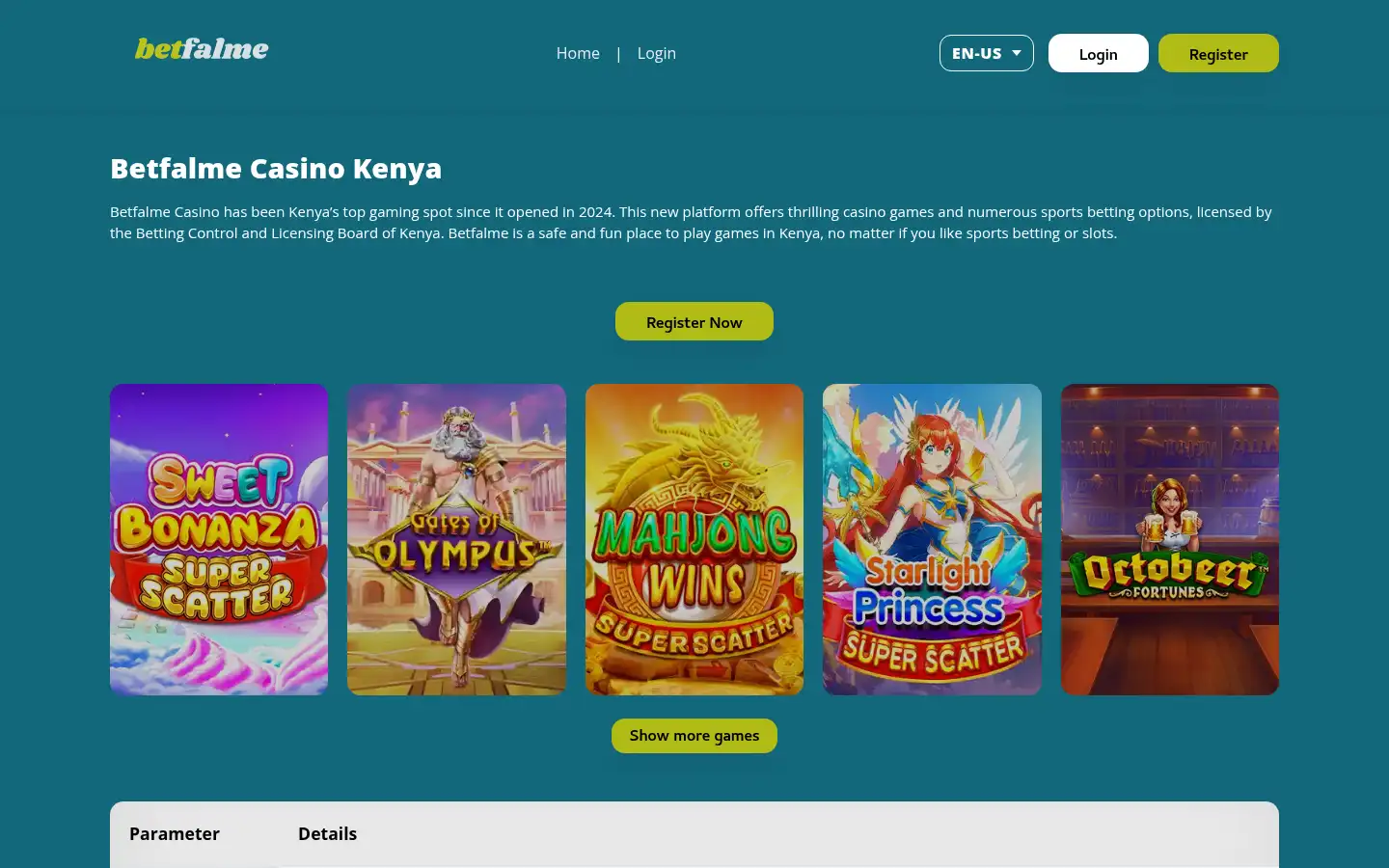 Screenshot of betfalme.org