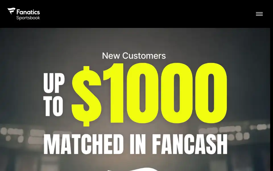 Screenshot of betfanatics.com