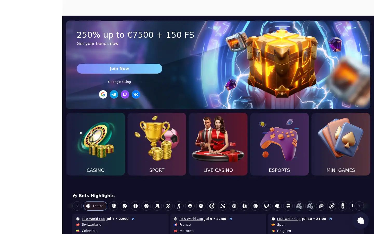 Screenshot of betgem.io