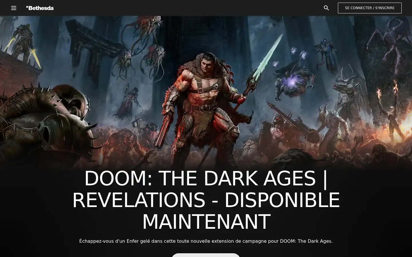Screenshot of bethesda.net
