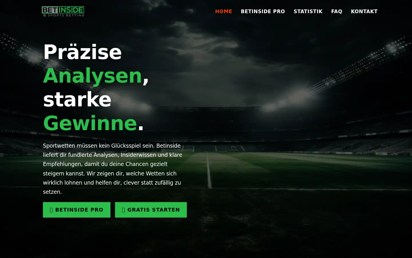 Screenshot of betinside.de