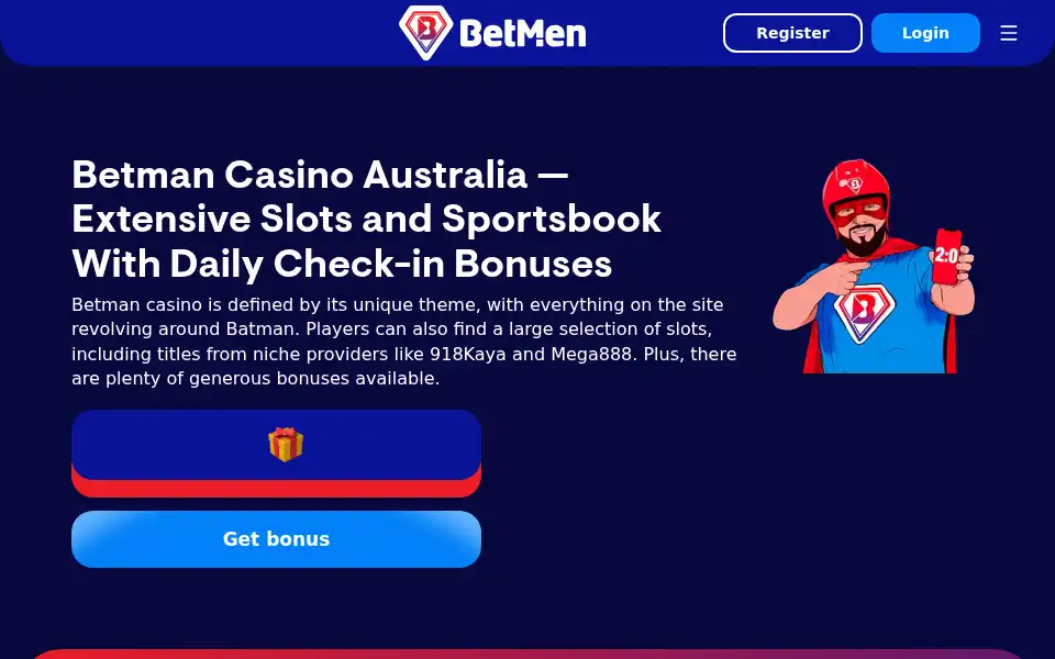 Screenshot of betman-casino.net