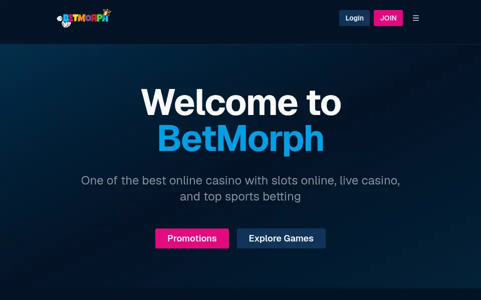 Screenshot of betmorph.com