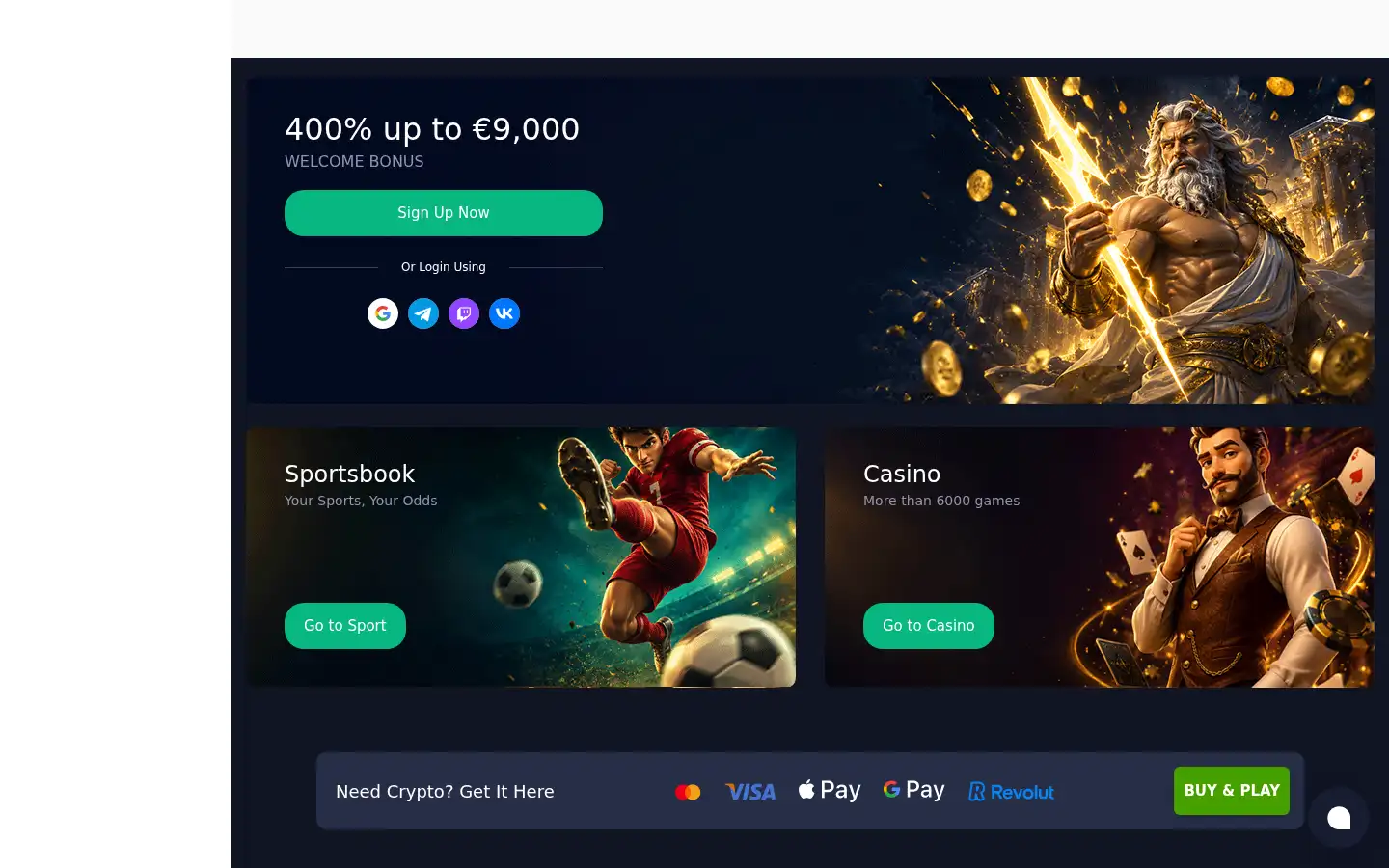Screenshot of betnuvo.com