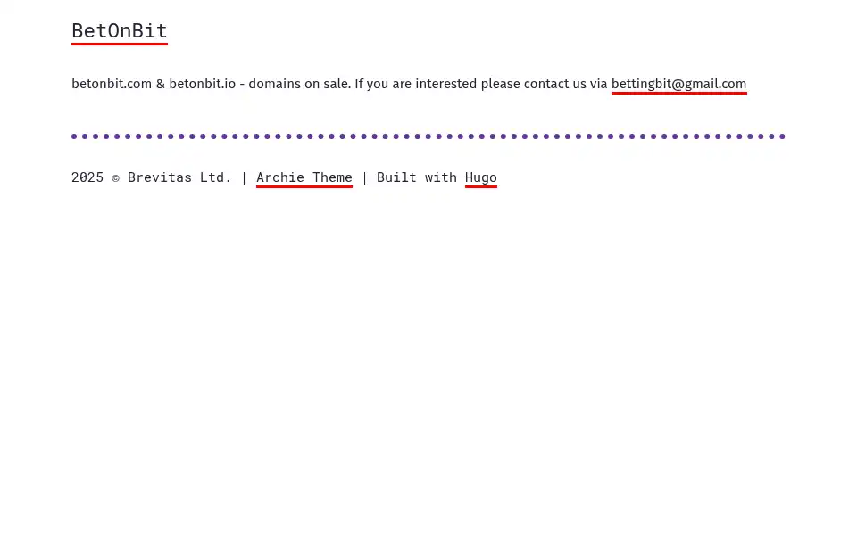 Screenshot of betonbit.com