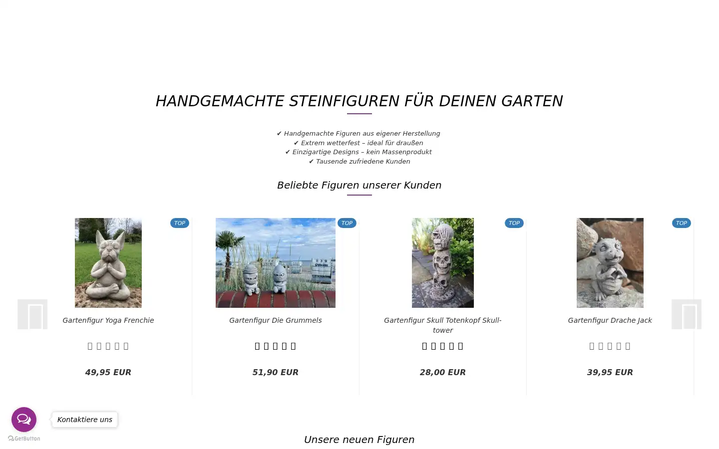 Screenshot of betonhexe.de