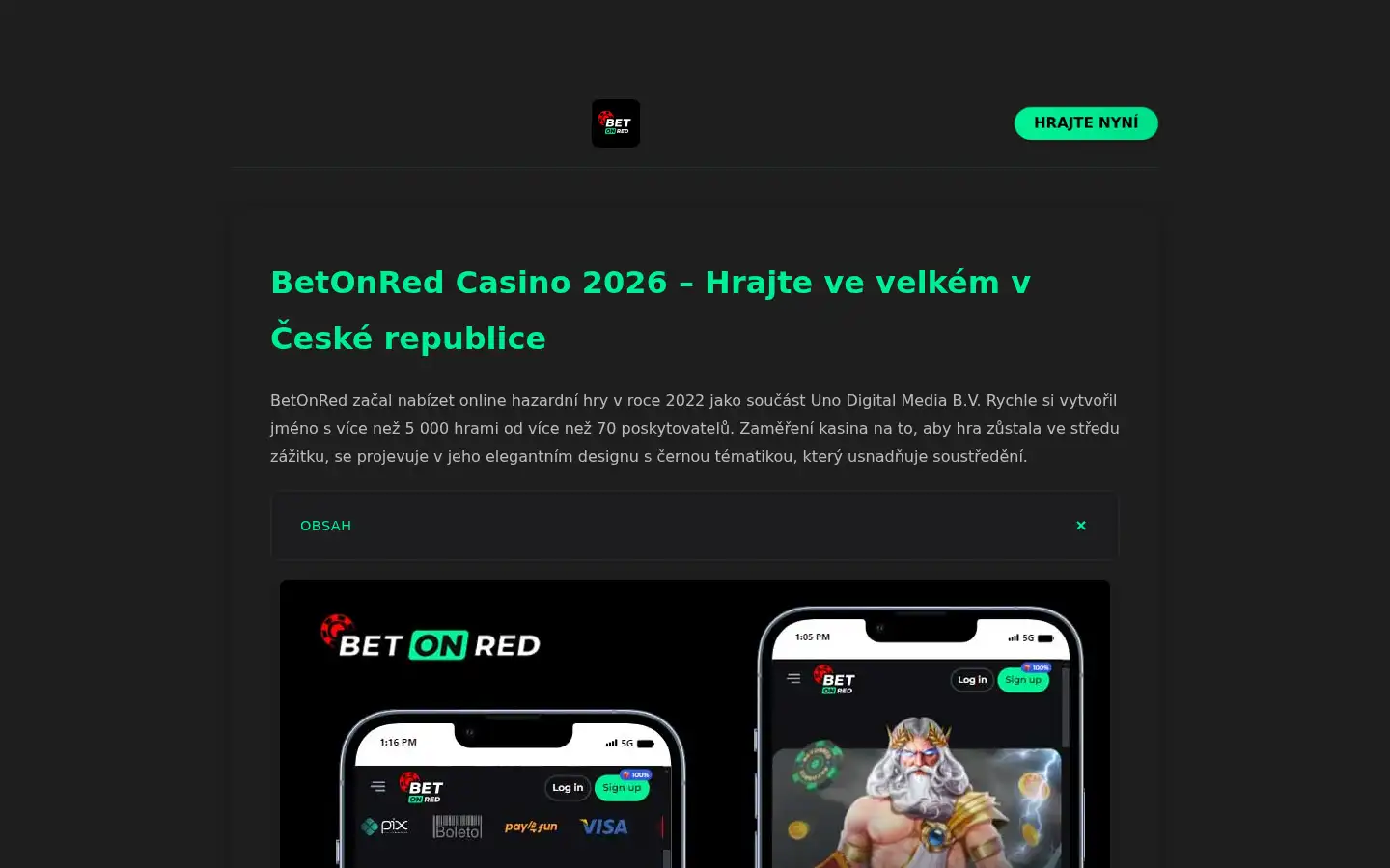 Screenshot of betonredcasino-cz.com