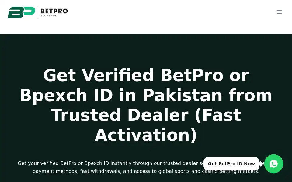 Screenshot of betproexchangee.com