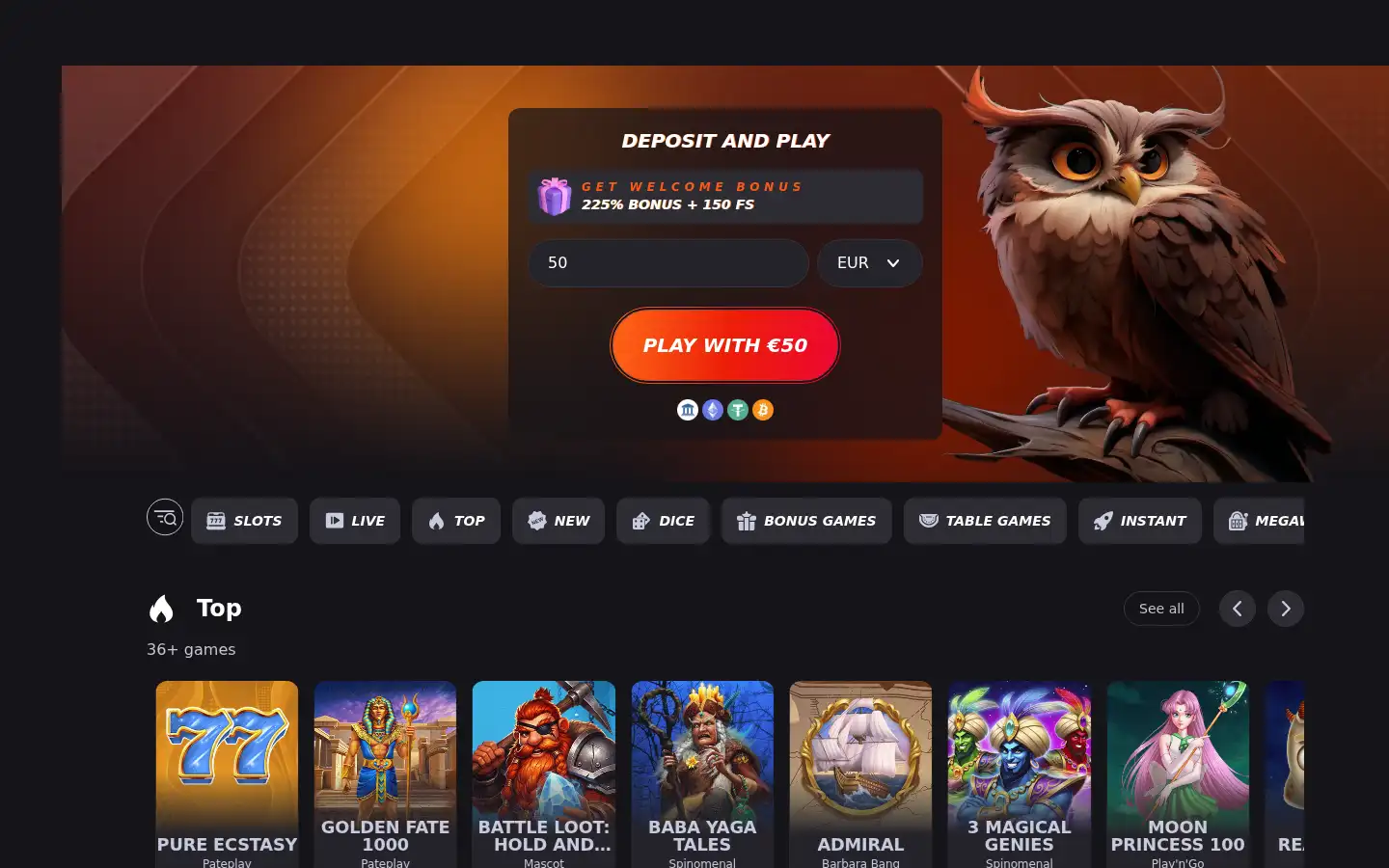 Screenshot of betsomnia.com