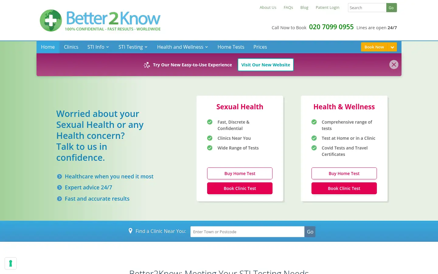 Screenshot of better2know.co.uk