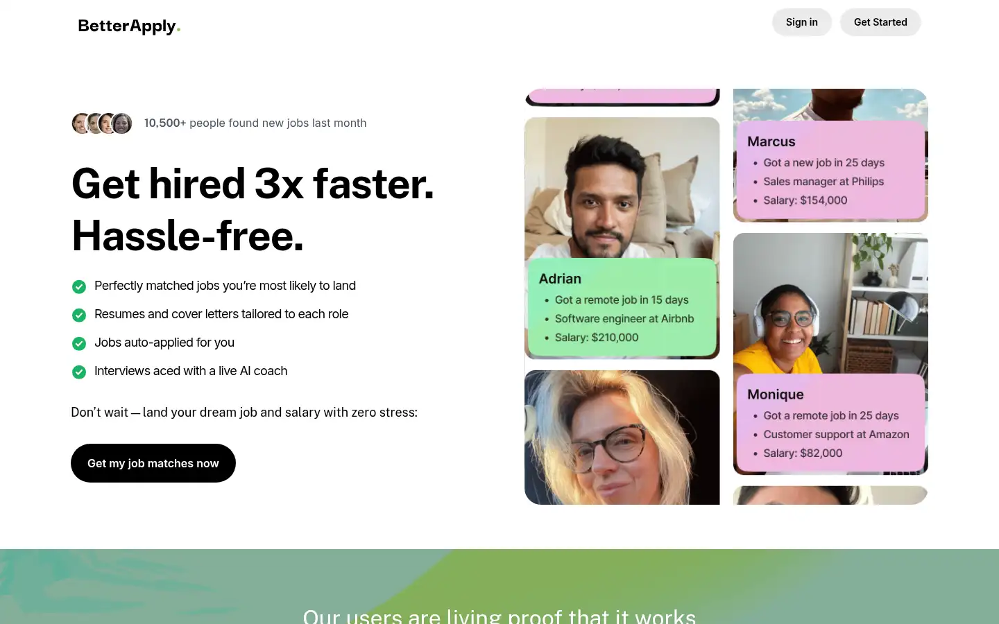 Screenshot of betterapply.co