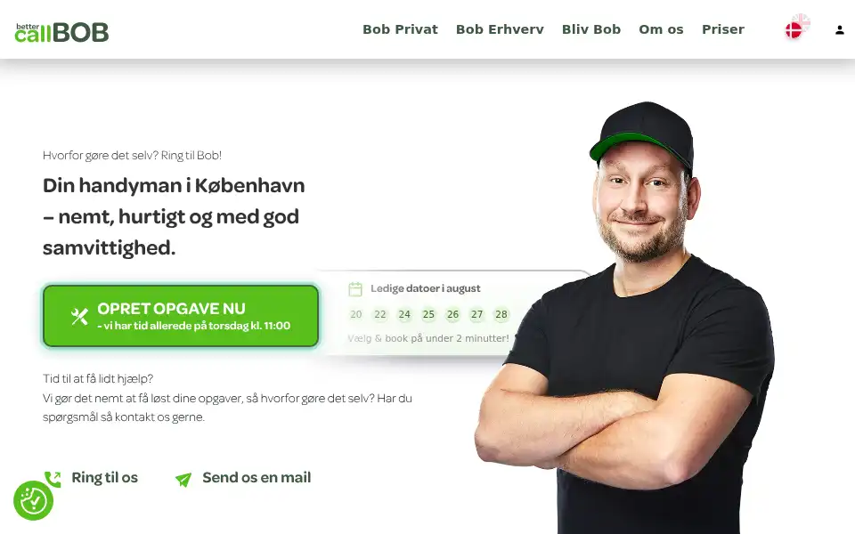 Screenshot of bettercallbob.dk