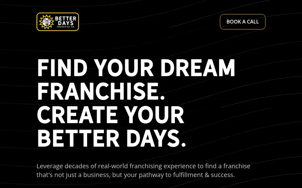 Screenshot of betterdaysfranchise.co