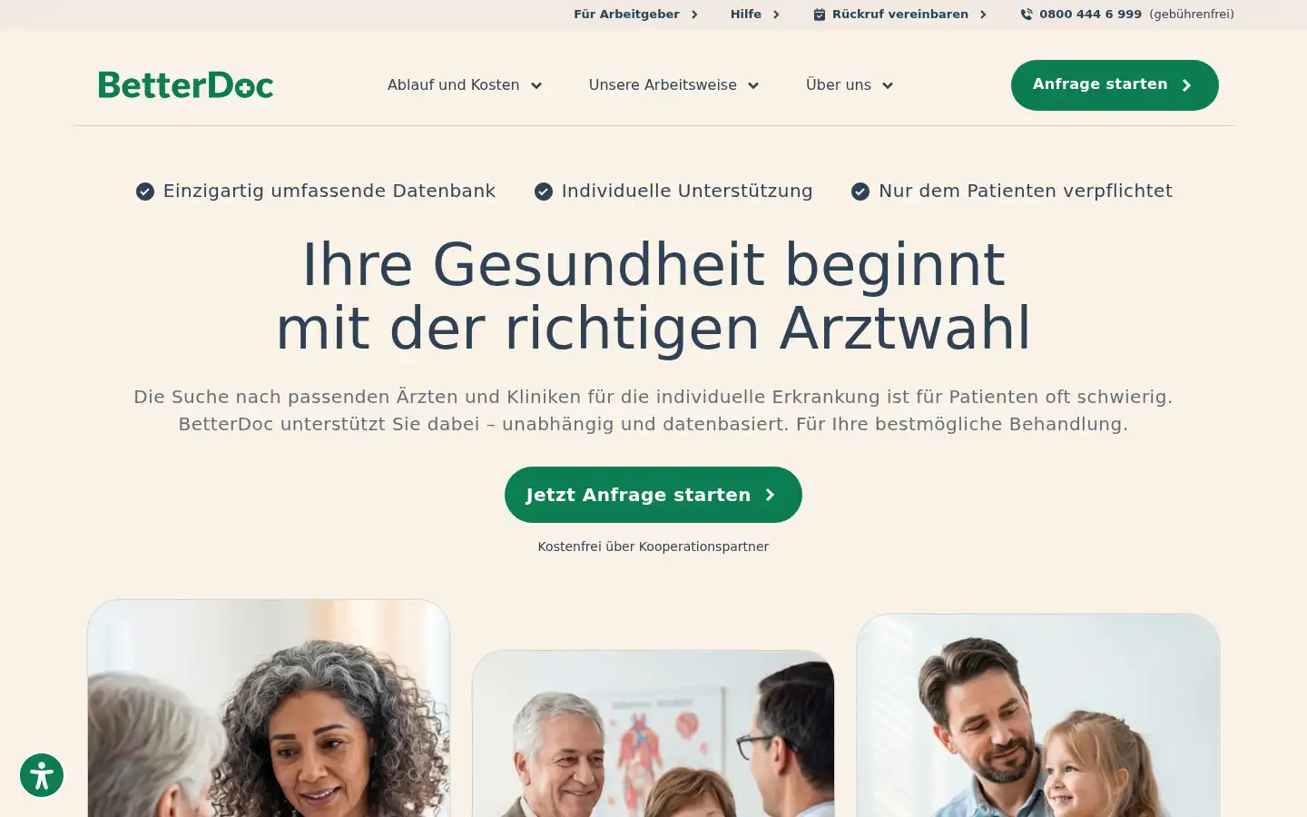 Screenshot of betterdoc.org