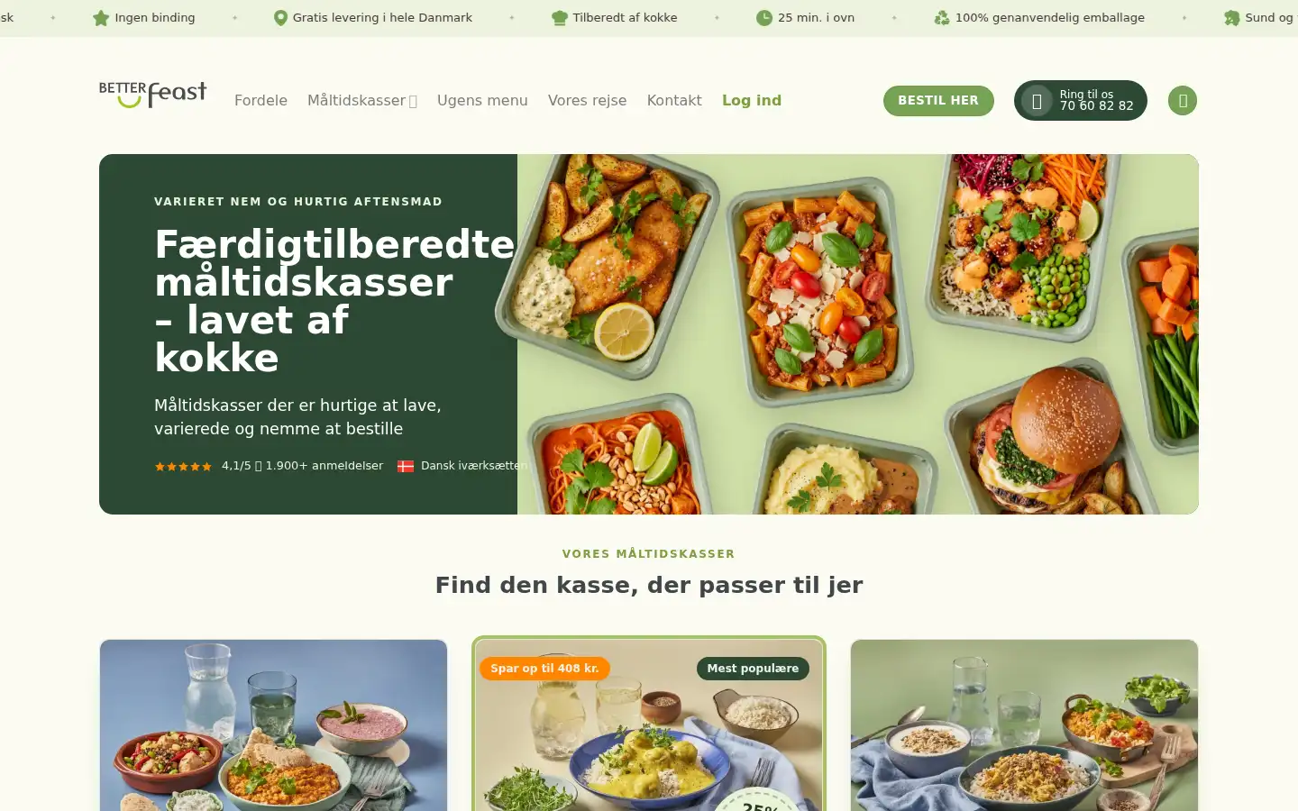 Screenshot of betterfeast.dk